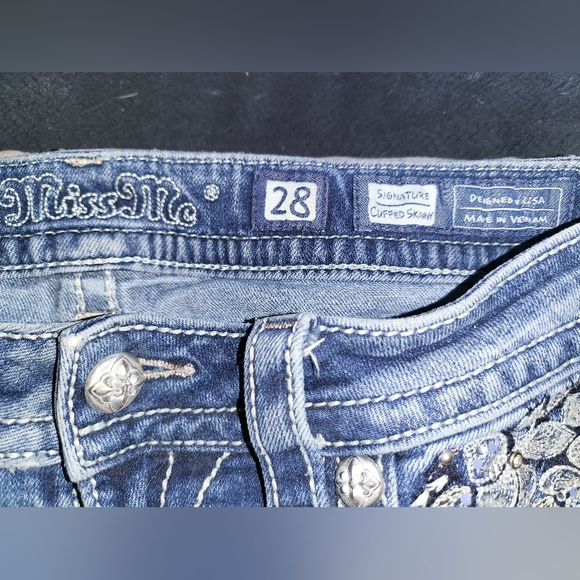 Miss Me Skinny Cuffed Jeans - Picture 16 of 16